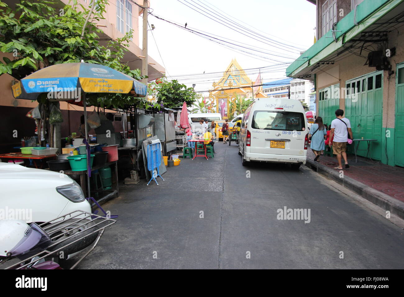 Straßen von Bangkok, Thailand Stockfoto