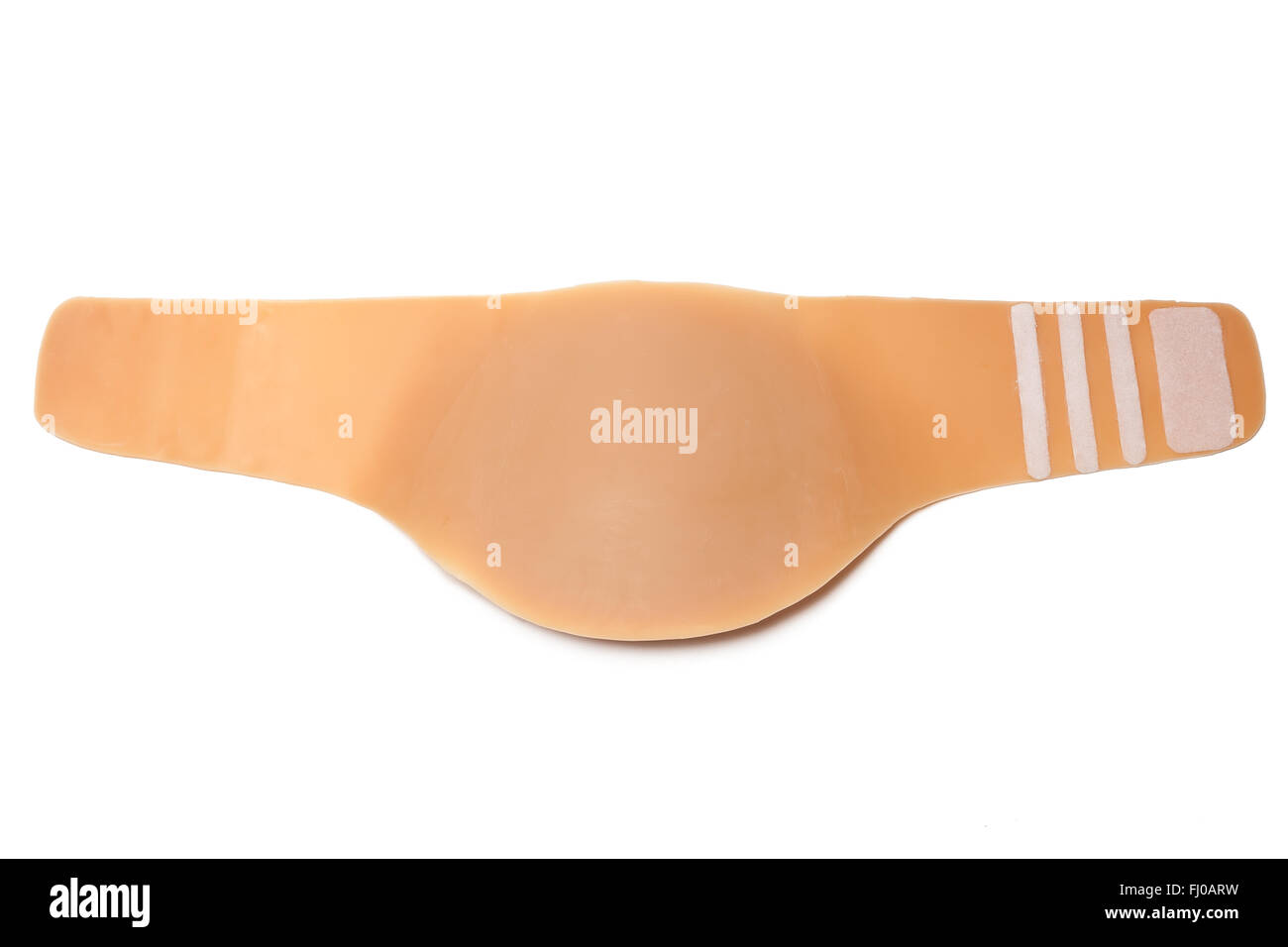 Silikon Fake schwangere weien Hintergrund Schwangerschaft Bauch knstliche  Baby Bauch Bump Stockfotografie - Alamy
