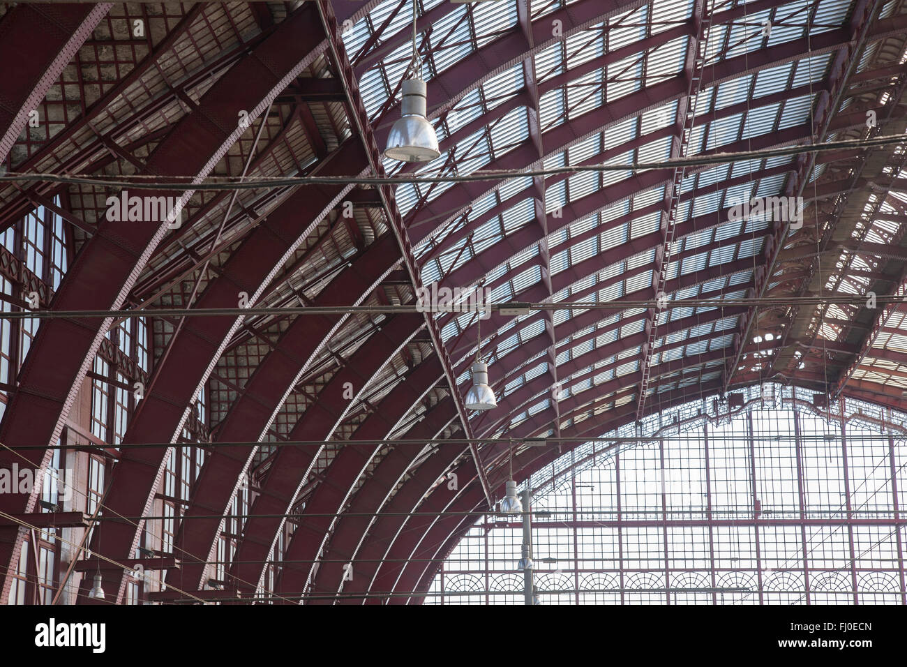 Bahnhof; Antwerpen - Antwerpen, Belgien Stockfoto