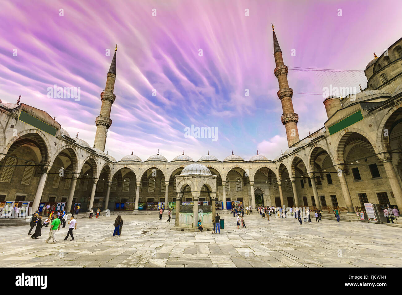 Blaue Moschee Sultan Ahmet Cami Stockfoto