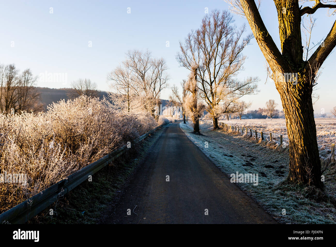 Schwerte, Deutschland - Januar 15, 2006: 230 km Radfahren Vergnügen zwischen Sauerland und Ruhrgebiet - das neue Ruhrgebiet. Stockfoto