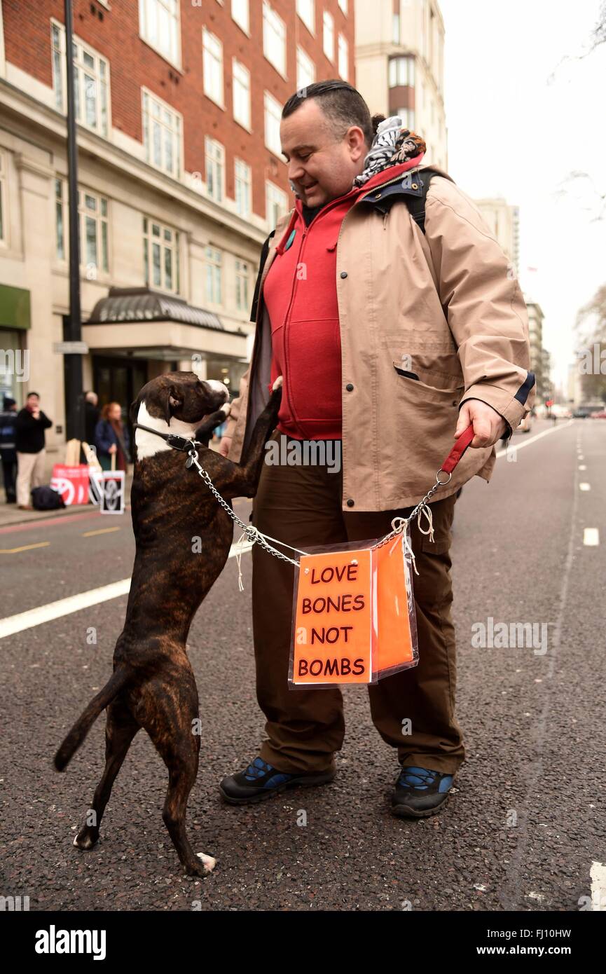 CND Anti Trident Protestkundgebung, London, UK Stockfoto