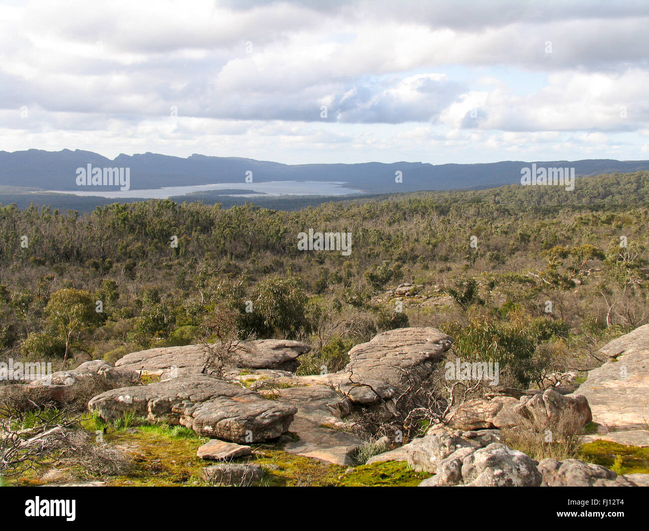 Felsformation im Grampians National Park. Stockfoto