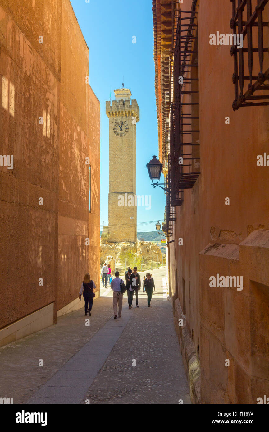 Mangana Turm in der Stadt von Cuenca, Spanien Stockfoto