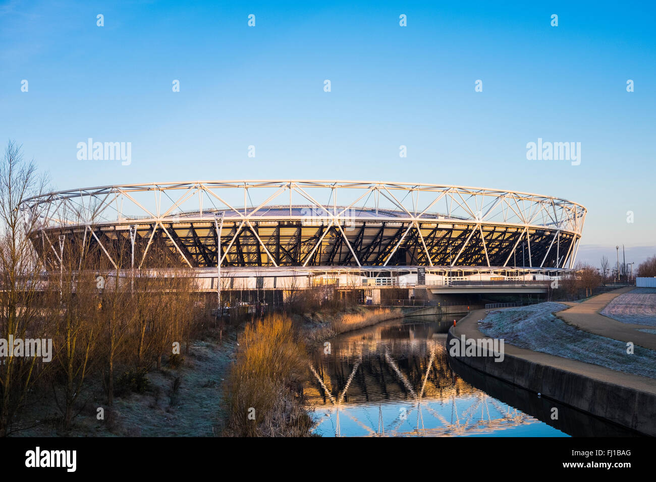 Das Stadion, Queen Elizabeth Olympic Park, Stratford, London, England, Vereinigtes Königreich Stockfoto