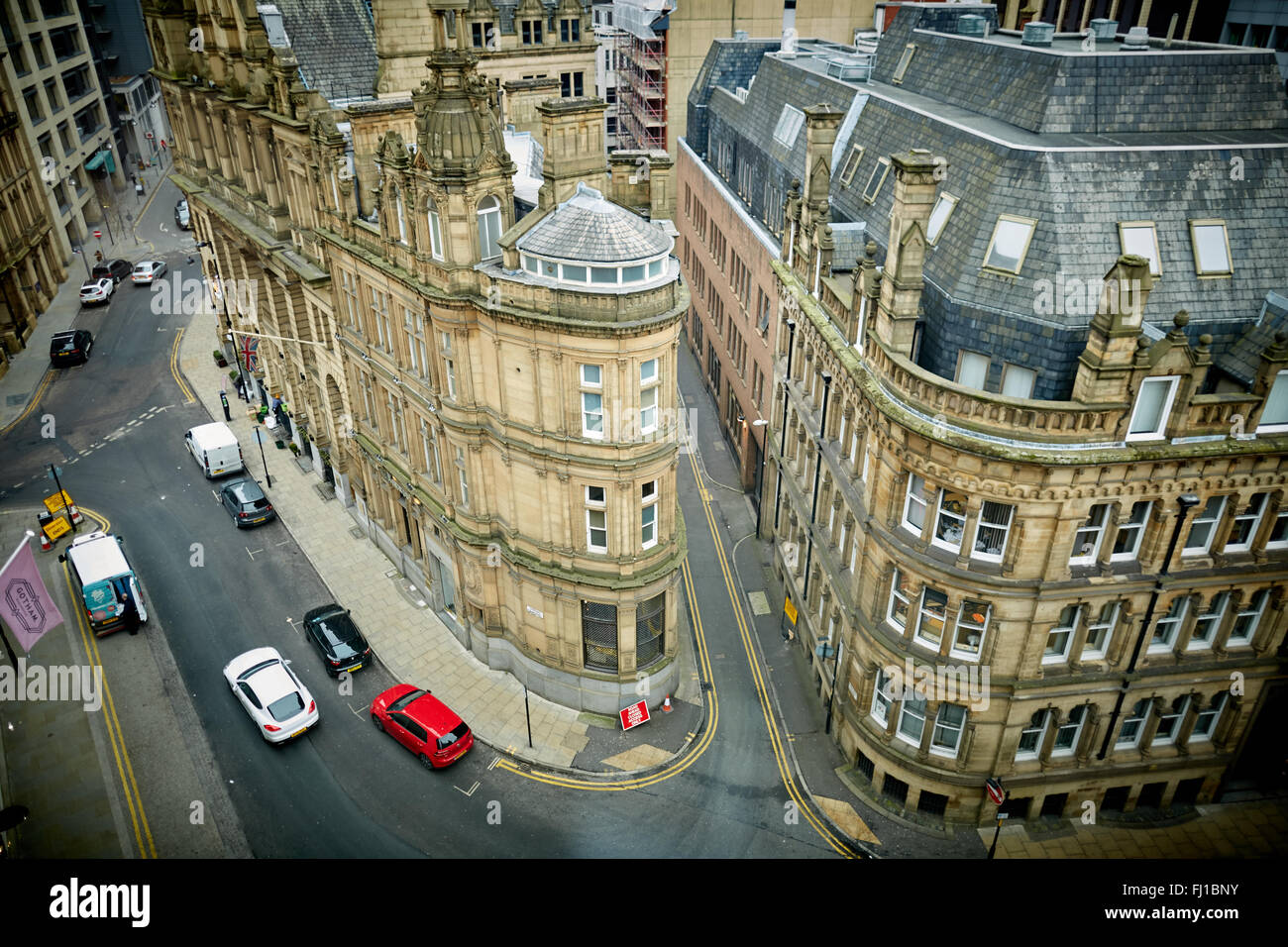 Manchester Spring Gardens Vivienne Westwood speichern wichtige Durchgangsstraße im Stadtzentrum von Manchester früher das Zentrum des n Stockfoto