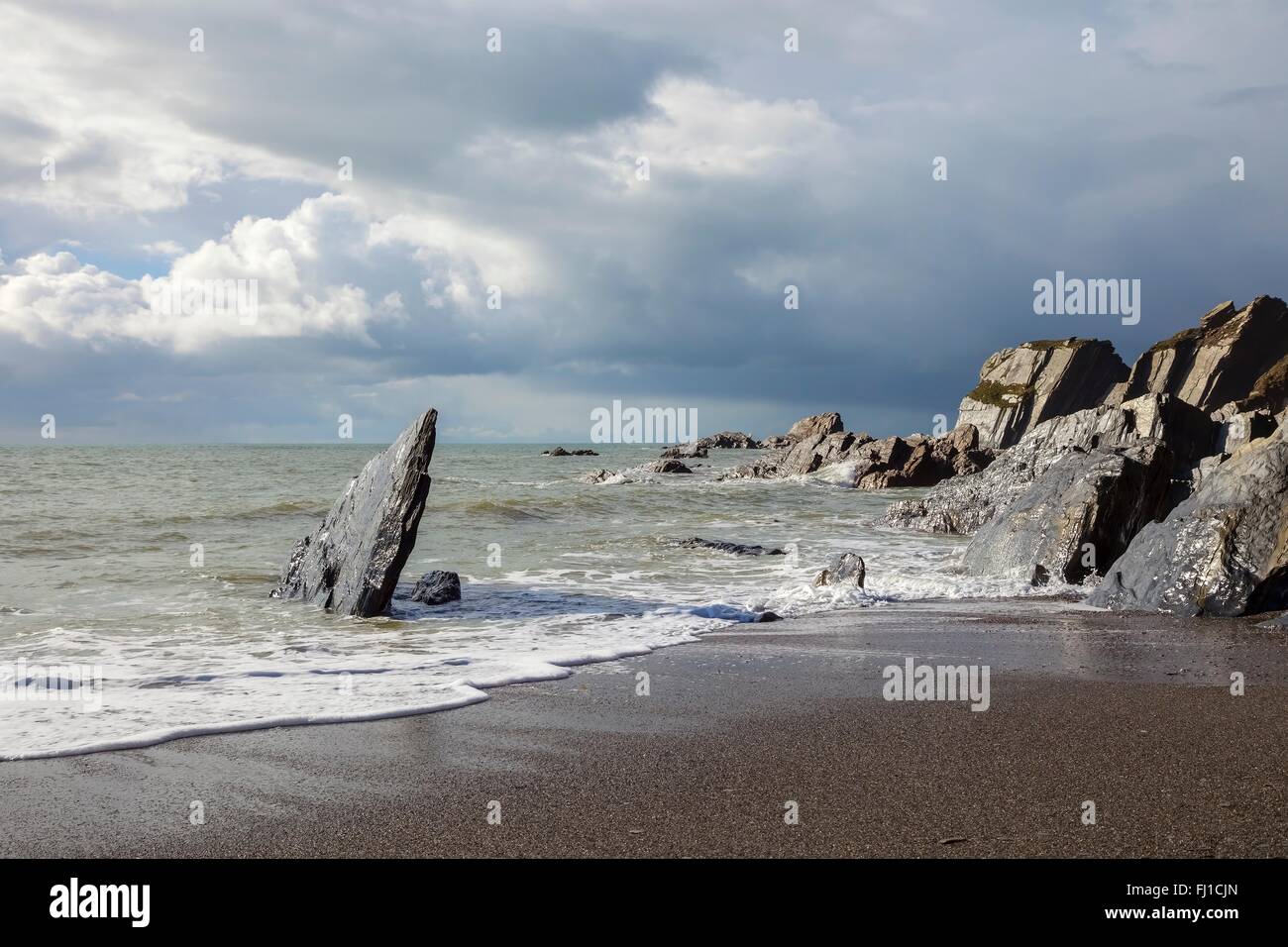 Ayrmer Cove, Devon, England Stockfoto