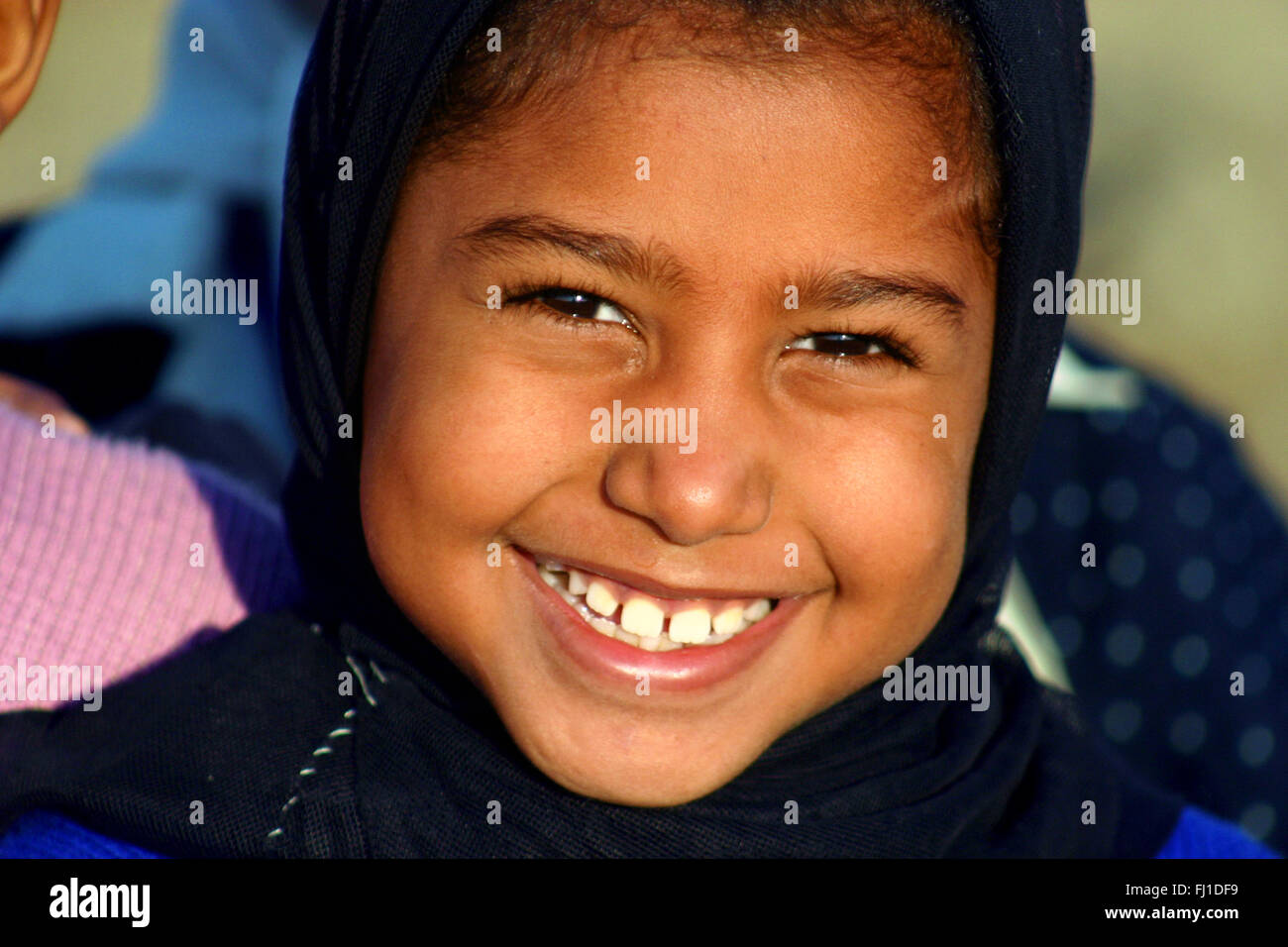 Ägypten Portrait von ägyptischen Mädchen Stockfoto