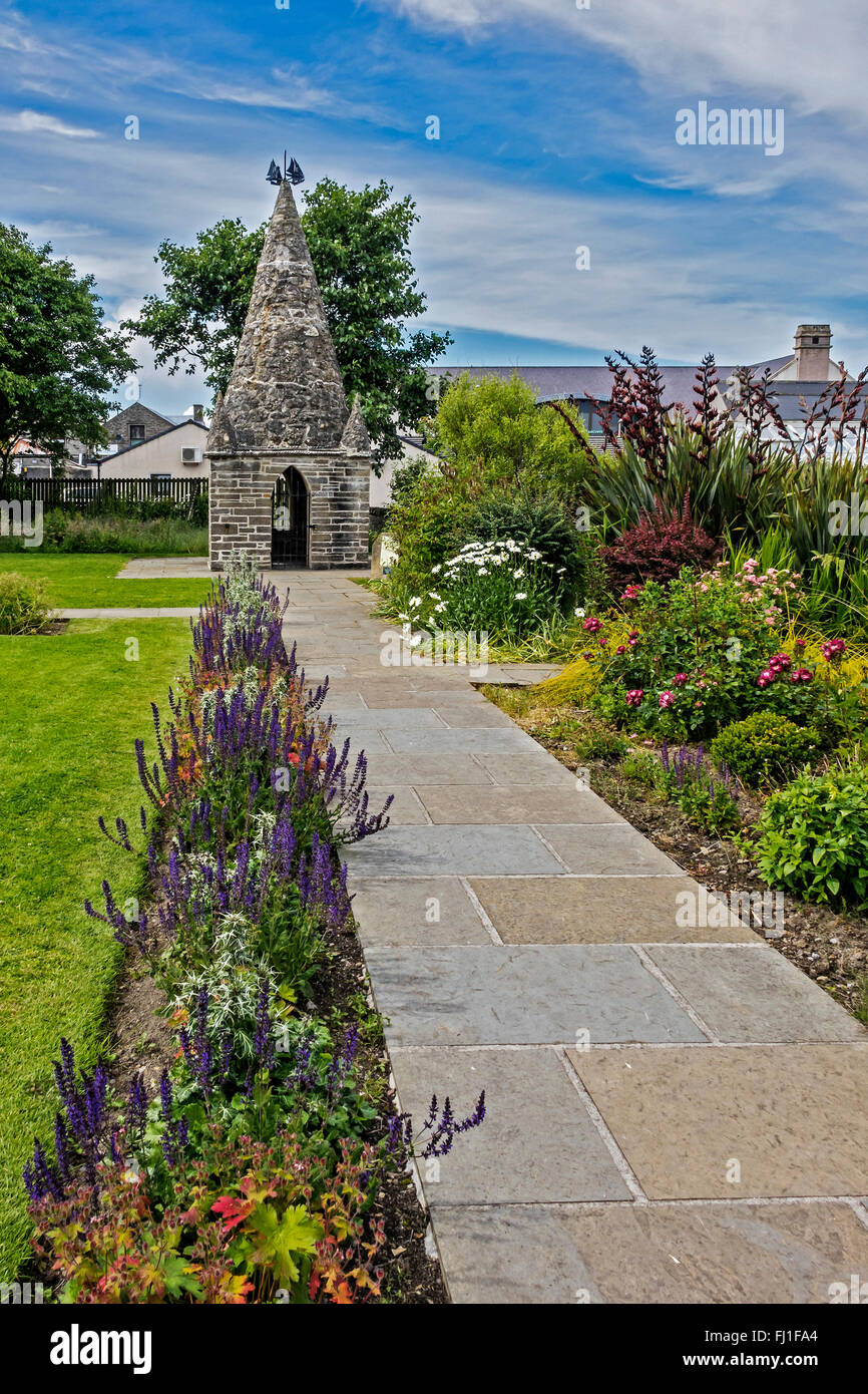 Museumsgarten Kirkwall Orkney Islands UK Stockfoto