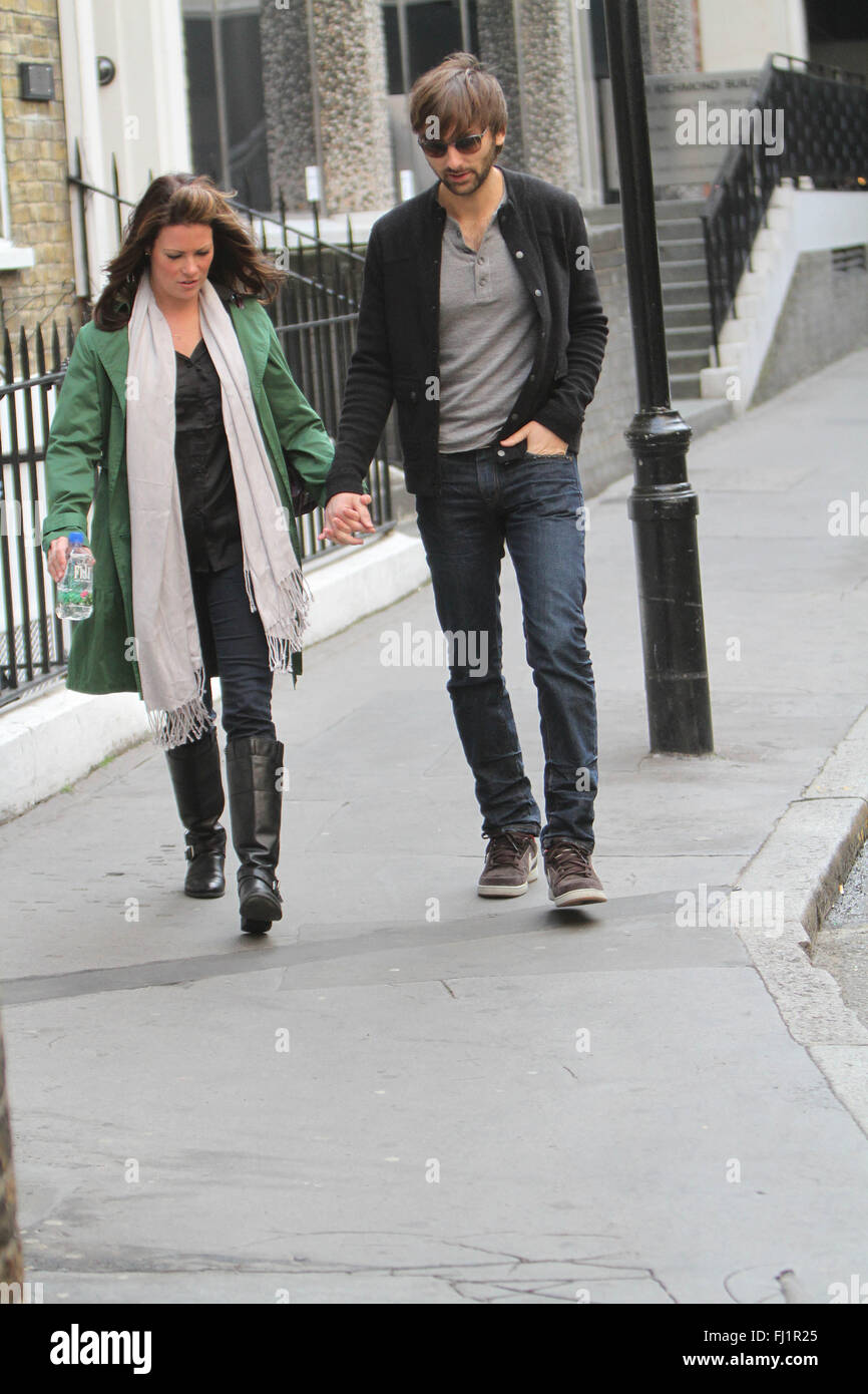 Dave Haywood und Freundin (Kredit Bild © Jack Ludlam) Stockfoto