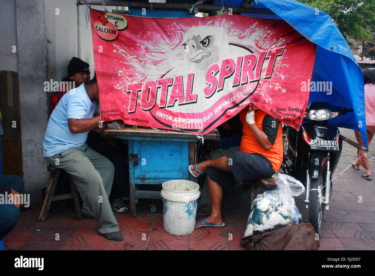 Indonesien Orte, Denkmäler zu besichtigen Stockfoto