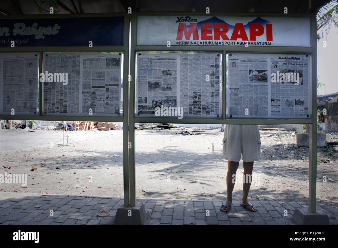 Indonesien Orte, Denkmäler zu besichtigen Stockfoto
