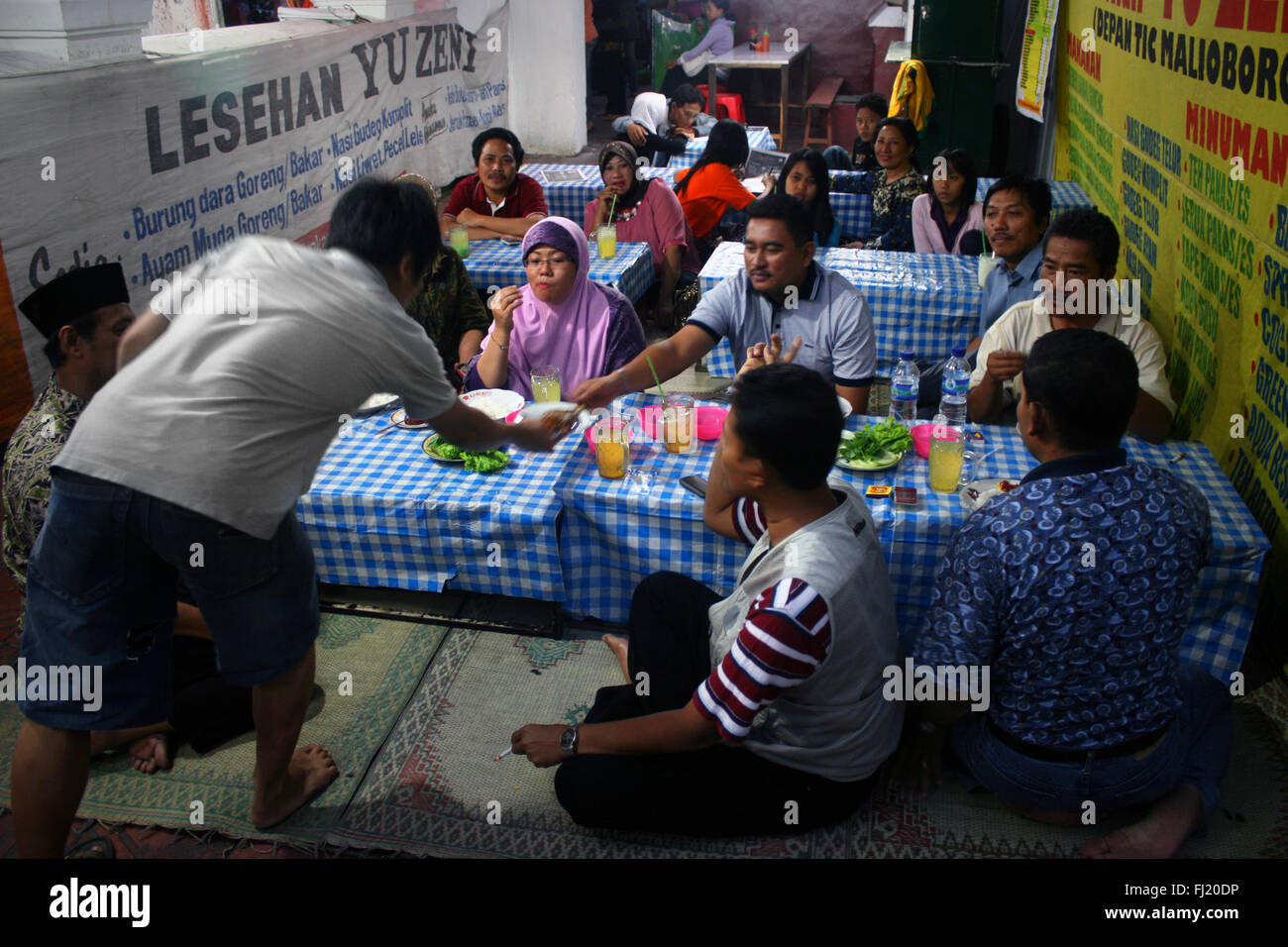 Indonesien Orte, Denkmäler zu besichtigen Stockfoto