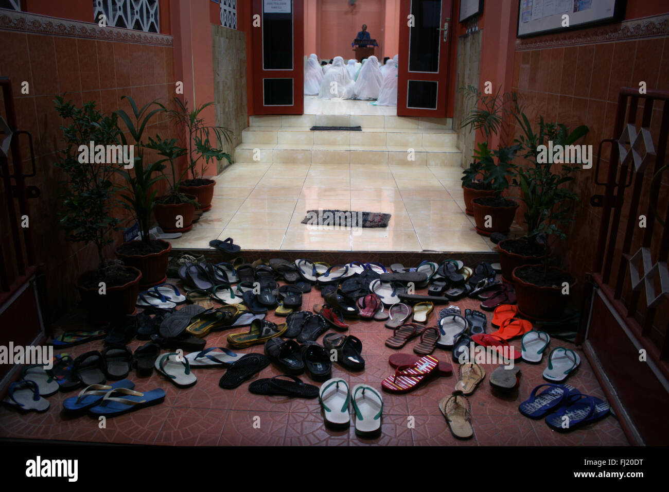 Indonesien Orte, Denkmäler zu besichtigen Stockfoto