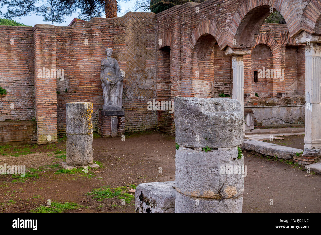 Domus Della Fortuna Annonaria Einem Reichen Haus Von Ostia Antica
