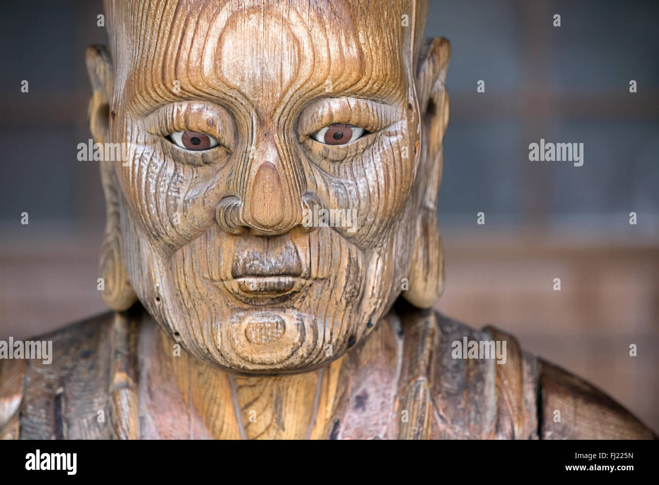 Statue am Daisho-in Tempel, Miyajima, Japan Stockfoto