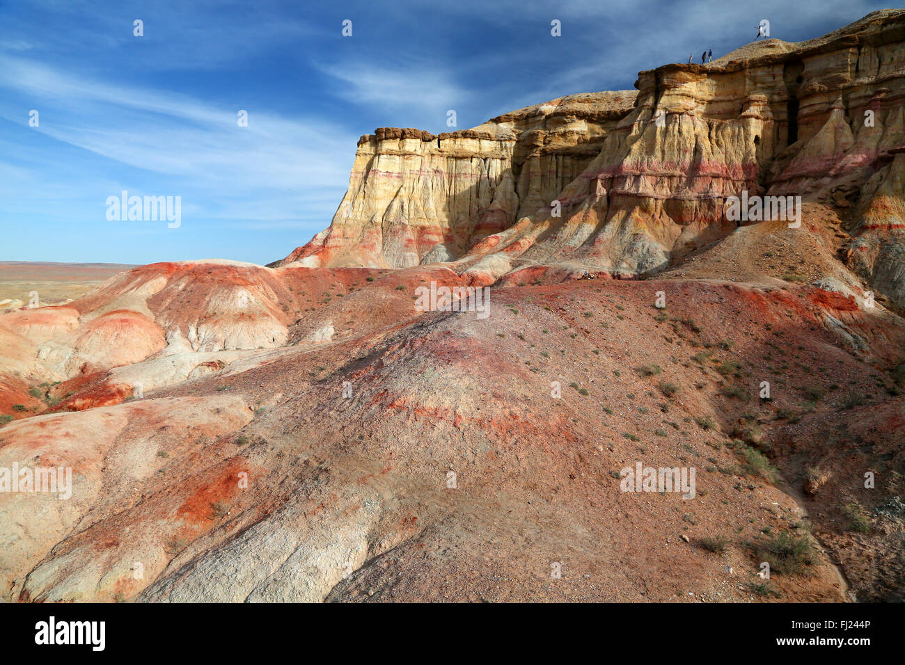 Tsagaan Suvarga - tolle Landschaft und Ort in der Mongolei, im Südosten der Summe Ölziit entfernt an der südlichen Grenze der Provinz Dundgo. Stockfoto