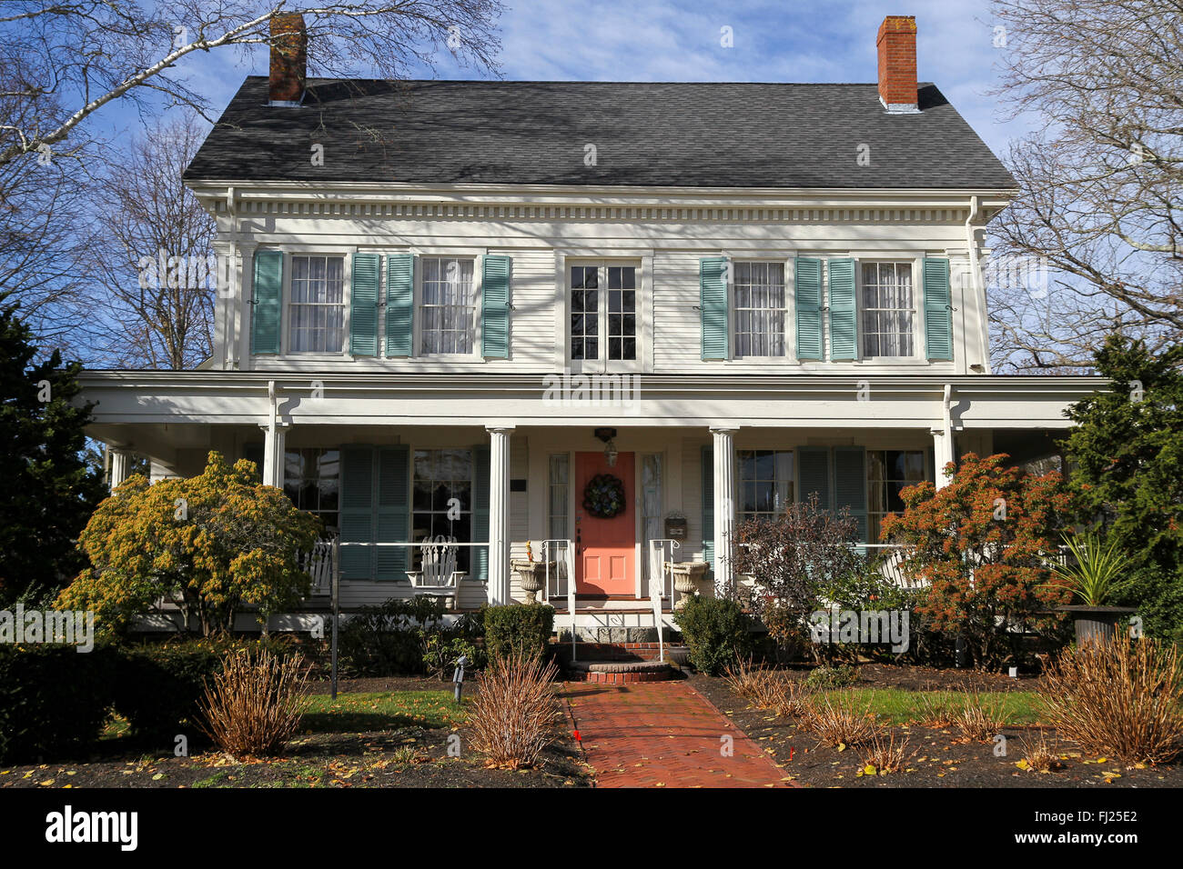 Kapitän Farris House Bed And Breakfast, South Yarmouth, Massachusetts, USA, Nordamerika Stockfoto