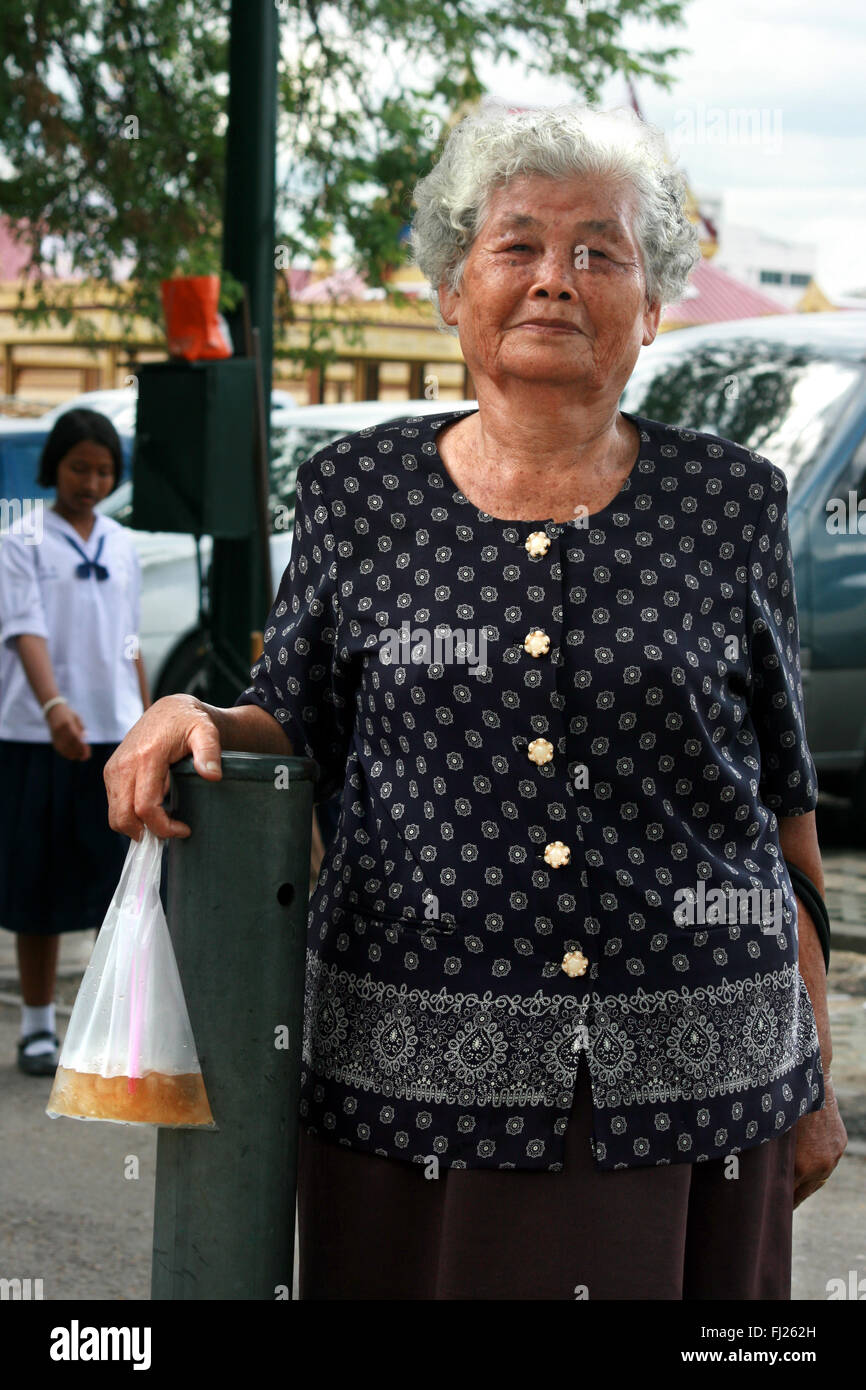 Thailand Bilder von Menschen und Landschaften Stockfoto