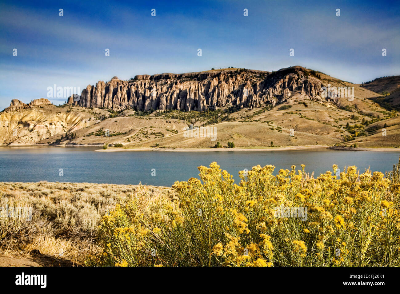 Blue Mesa Reservoir im südwestlichen Colorado, USA Stockfoto