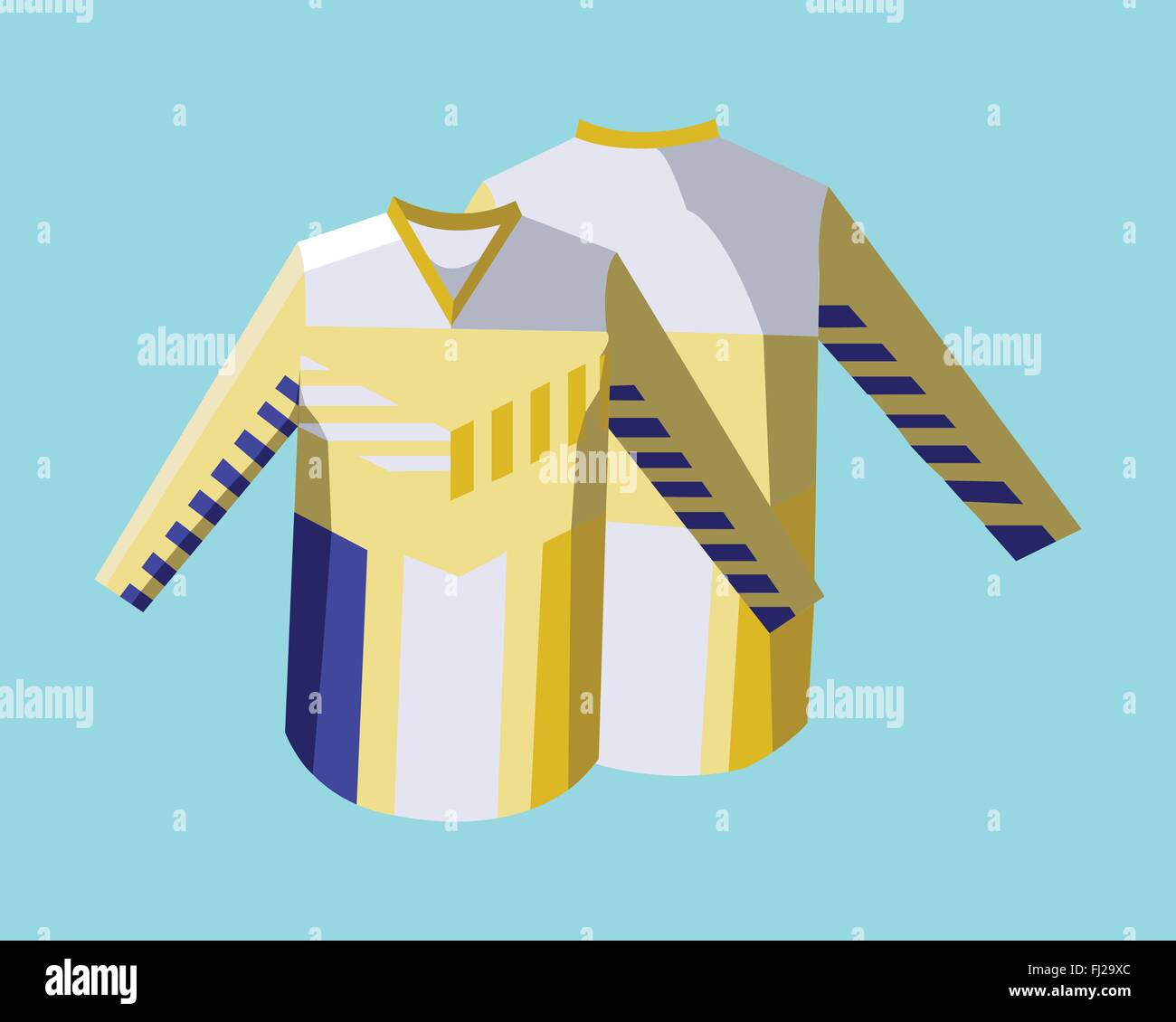 Eishockey Pullover Uniform blau und Gelb Illustration.  Aktivität-Sportbekleidung für Männer und jungen. Stilvolles Design für  Sport hoody. Ho Stock-Vektorgrafik - Alamy
