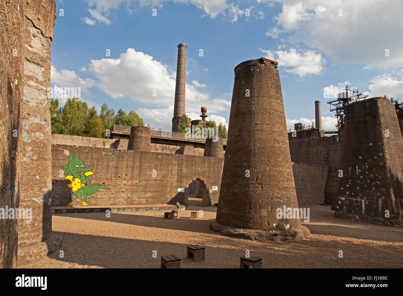 Landschaftspark Duisburg-Nord, Deutschland Stockfoto