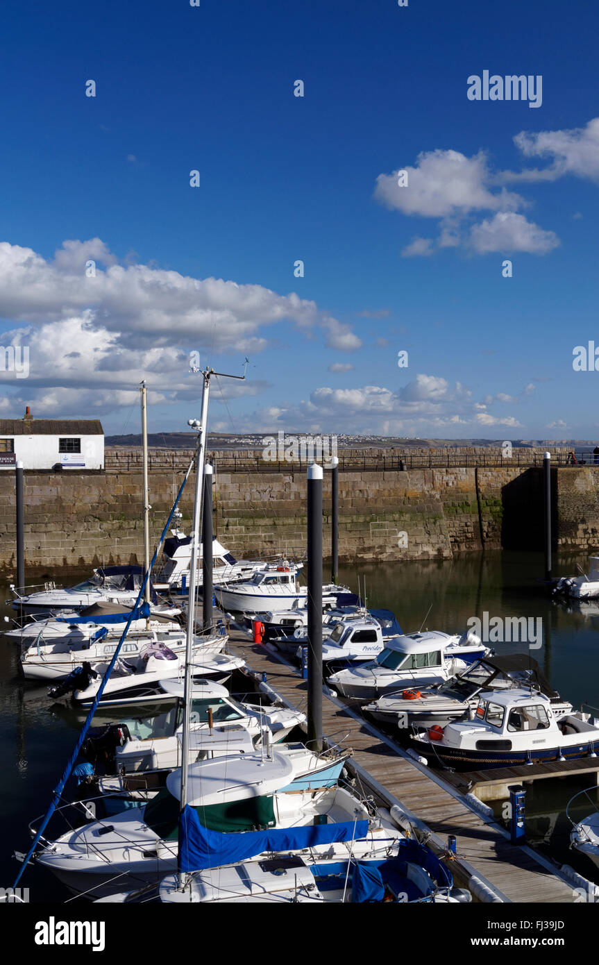 Hafen von Porthcawl, Porthcawl, South Wales, UK Stockfoto