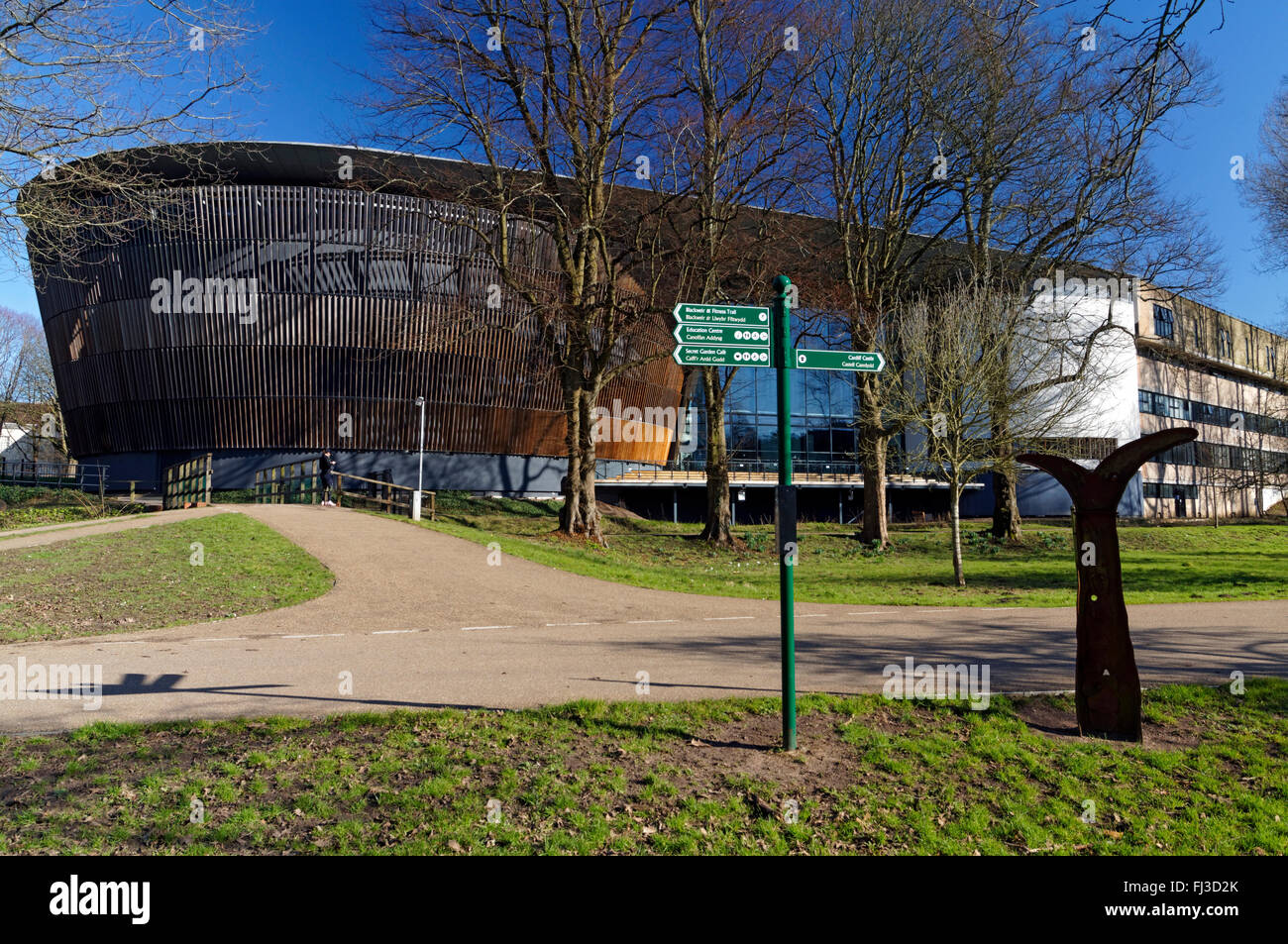 Royal Welsh College of Music and Drama, Cardiff, Südwales, UK. Stockfoto