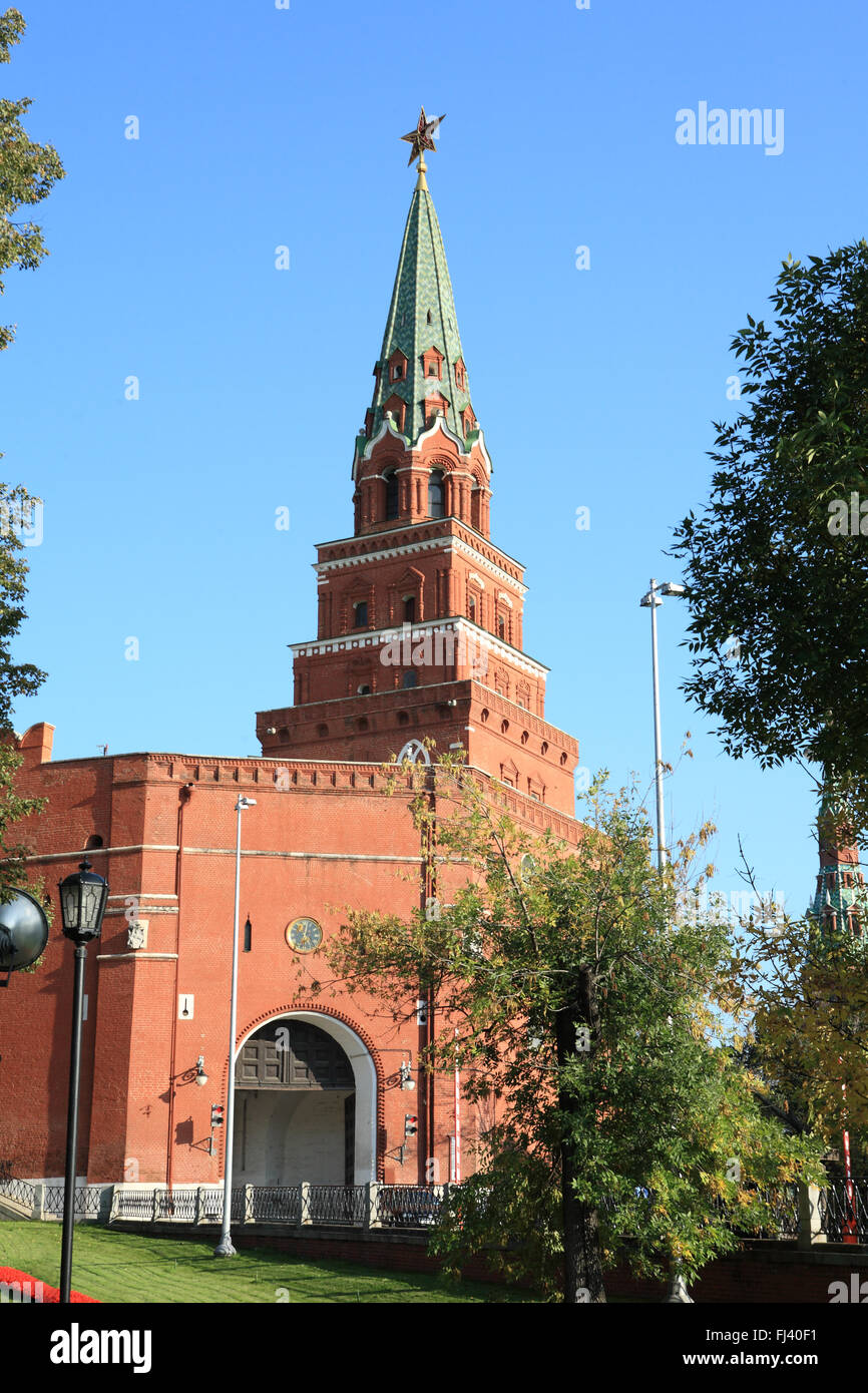 Kreml-Turm am Himmelshintergrund Stockfoto