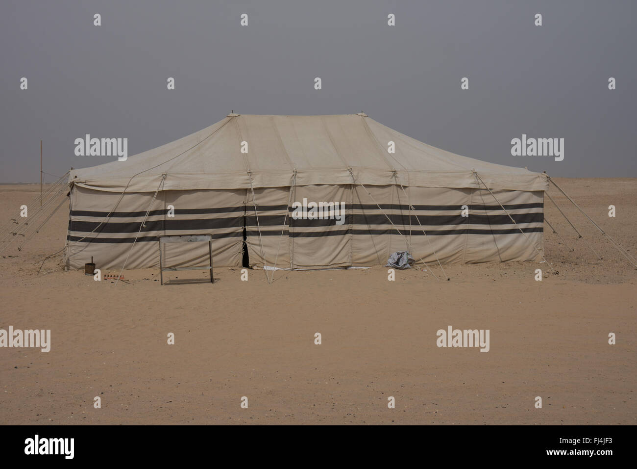 Beduinen-Zelt. Stockfoto