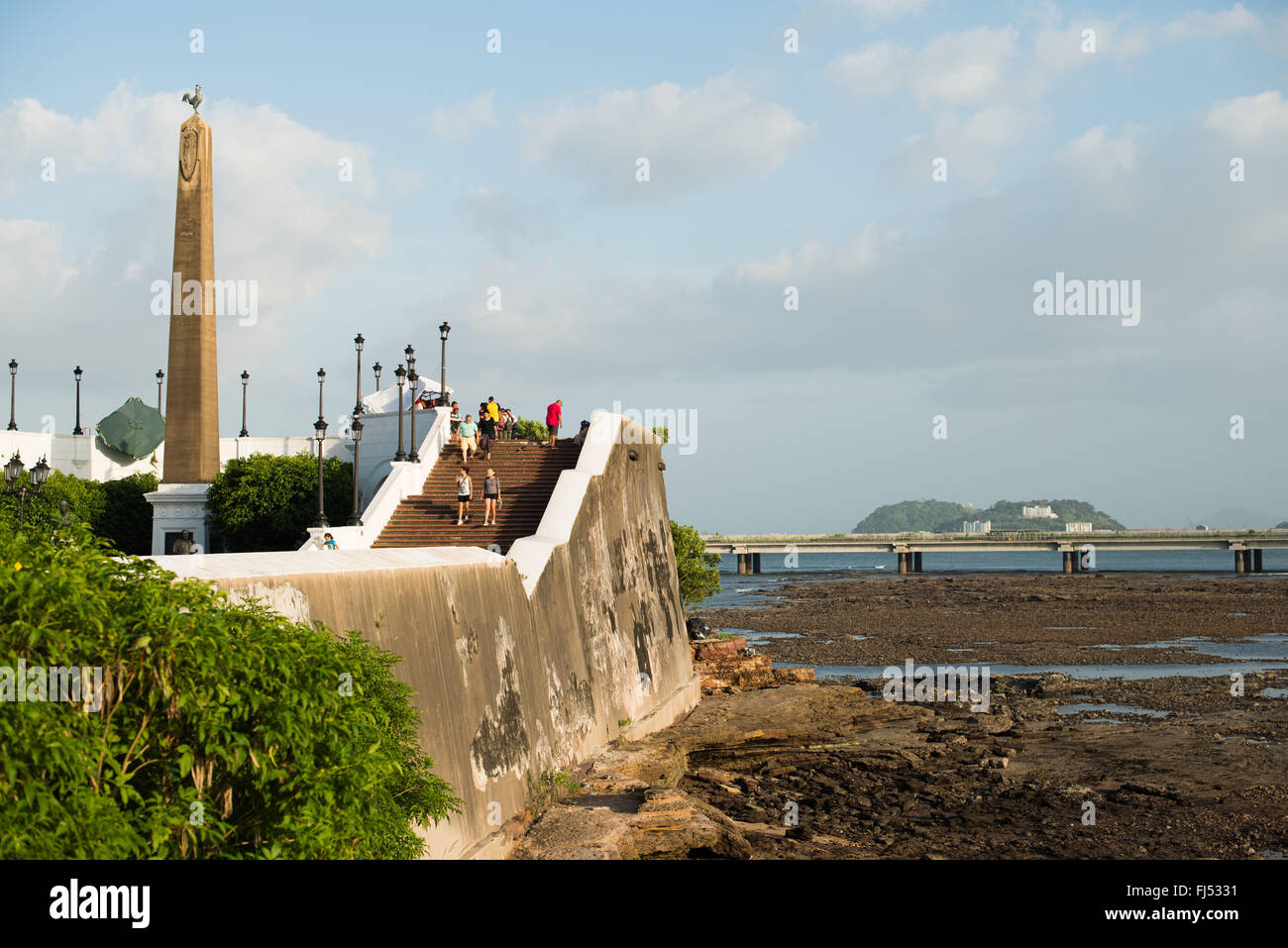 PANAMA CITY, Panama--an der Küste von Panama City, Panama, Panama-Bucht. Stockfoto