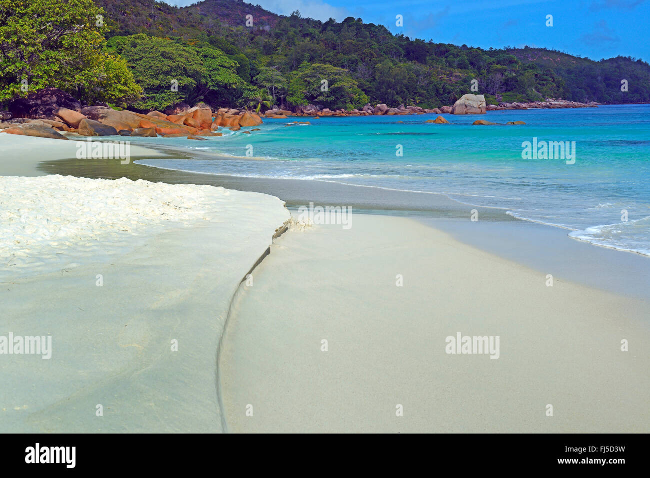 Anse Lazio Strand, Seychellen, Praslin Stockfoto