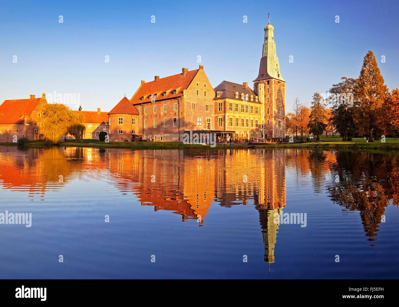 Schloss Raesfeld, Raesfeld, Münsterland, Nordrhein-Westfalen, Deutschland Stockfoto