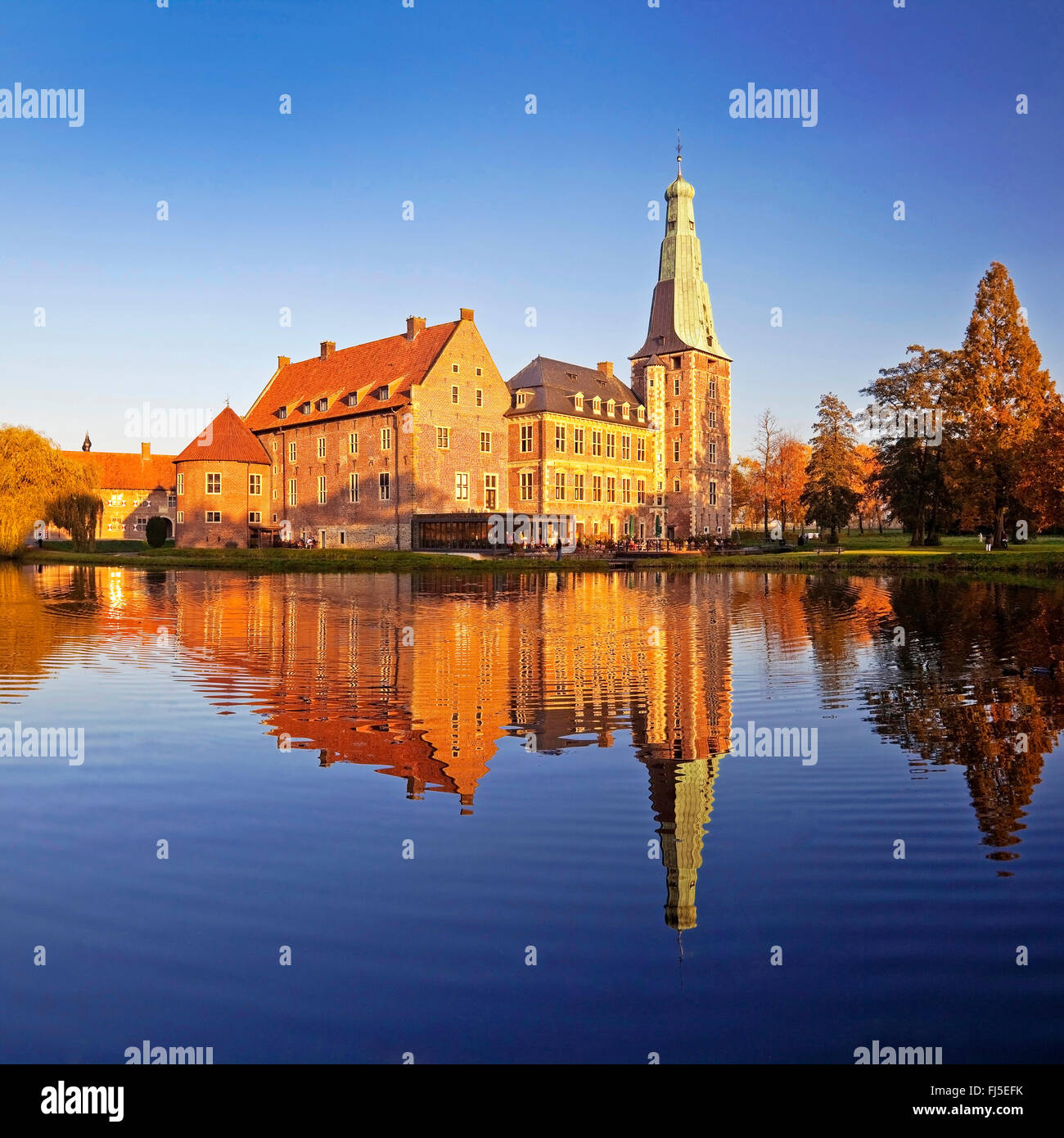 Schloss Raesfeld, Raesfeld, Münsterland, Nordrhein-Westfalen, Deutschland Stockfoto