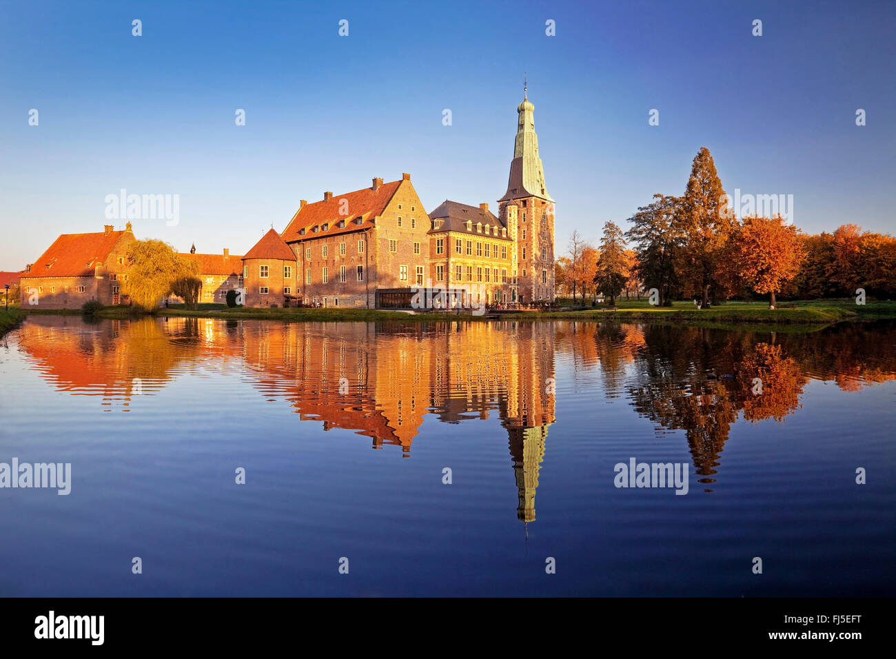 Schloss Raesfeld, Raesfeld, Münsterland, Nordrhein-Westfalen, Deutschland Stockfoto