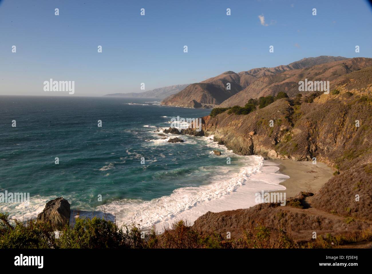 Big Sur California Küstenbereich Stockfoto