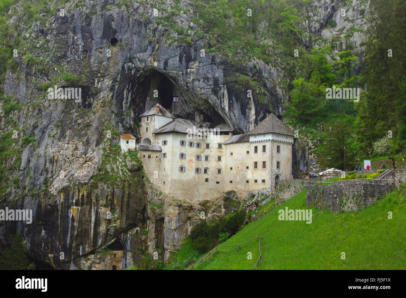 Burg Predjama, Slowenien Stockfoto