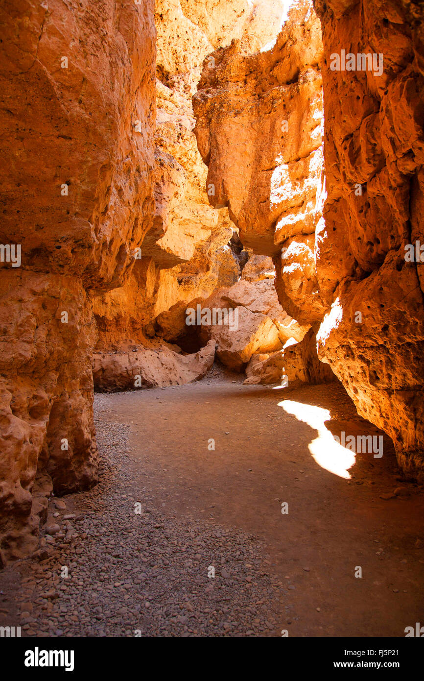 Ephemere Fluss Tsauchab in Sesriem Canyon, Namibia, Namib-Naukluft-Nationalpark, Sesriem Stockfoto