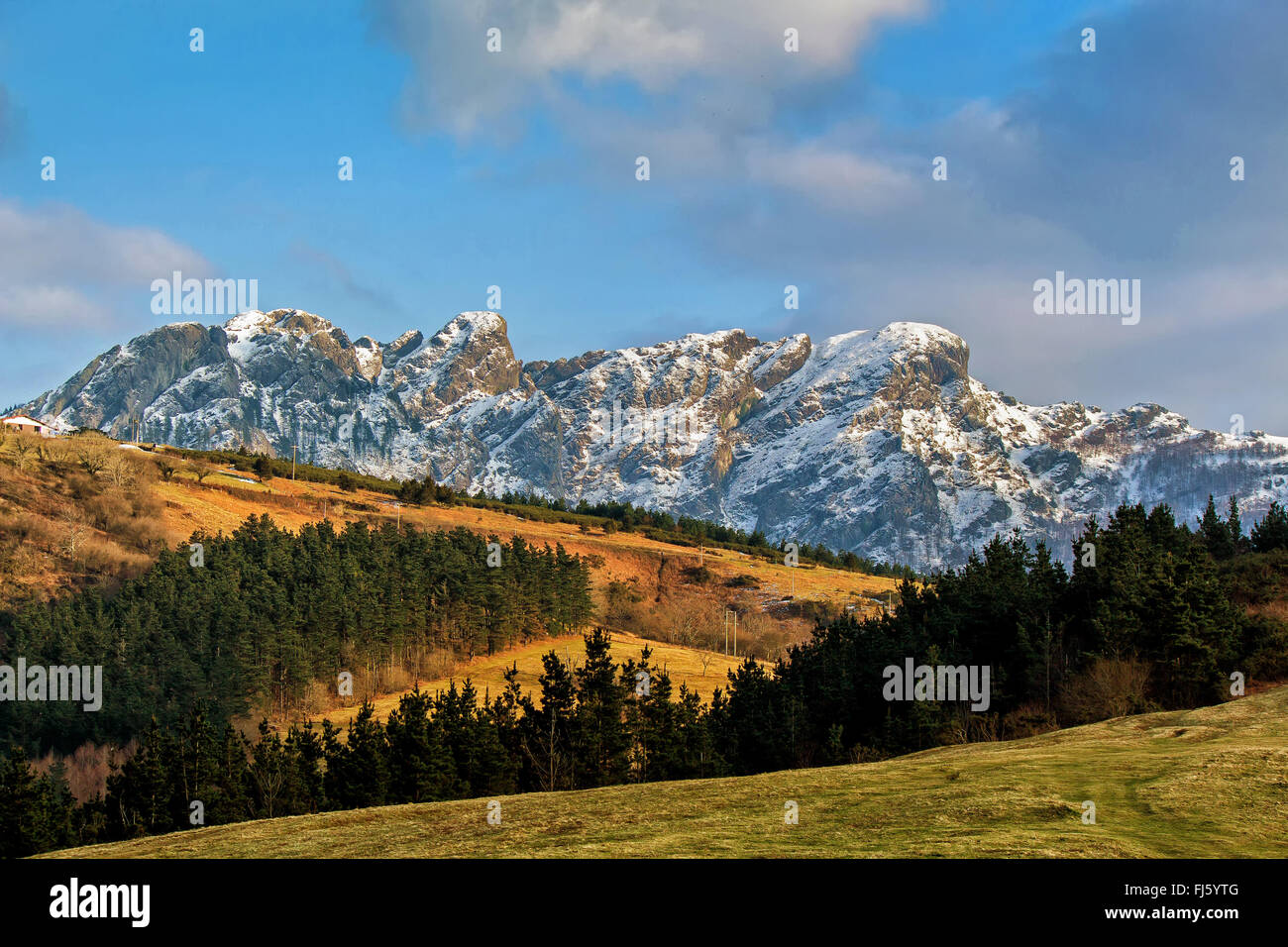 Aiako-Harria-Naturpark, Oiartzun, Gipuzkoa Stockfoto