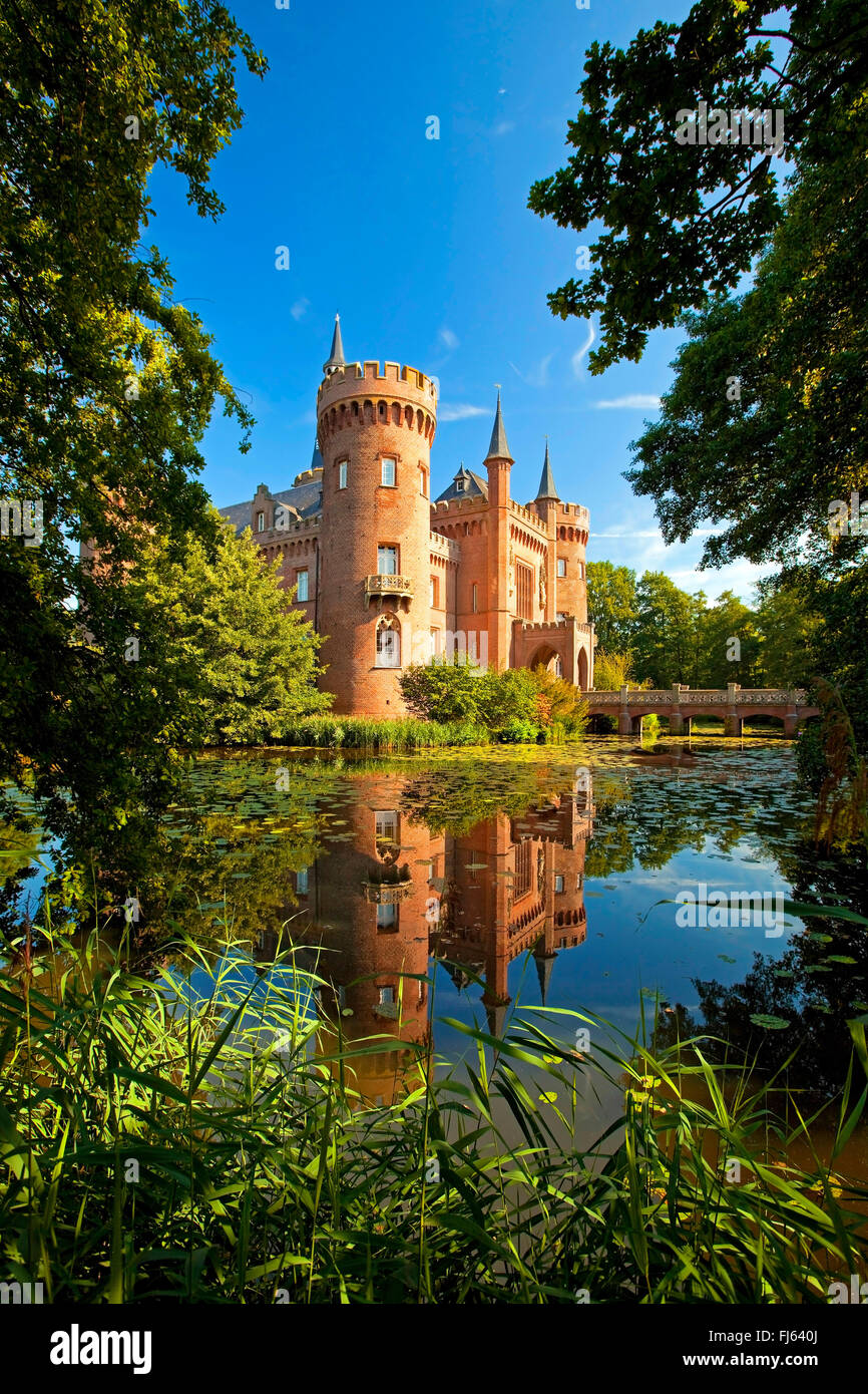 Schloss Moyland, Moyland Museum für moderne Kunst, Bedburg Hau, Niederrhein, Nordrhein-Westfalen, Deutschland Stockfoto