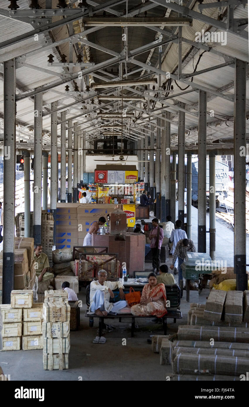 Alt-Delhi Railway Station, Indien, Stockfoto