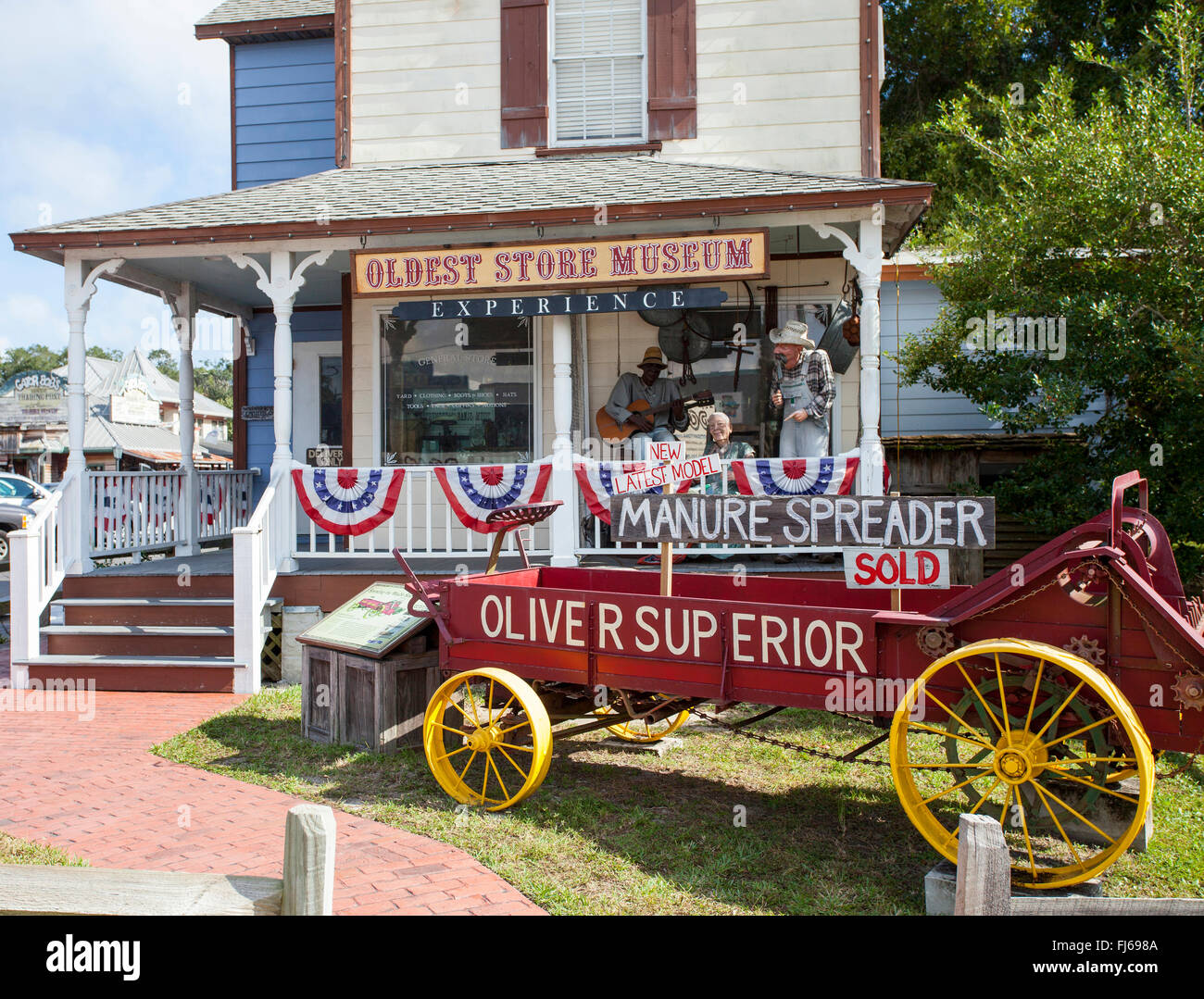 Das älteste Museum Store, einem historischen Gemischtwarenladen in St. Augustine, St. Johns County; Florida; USA; Stockfoto