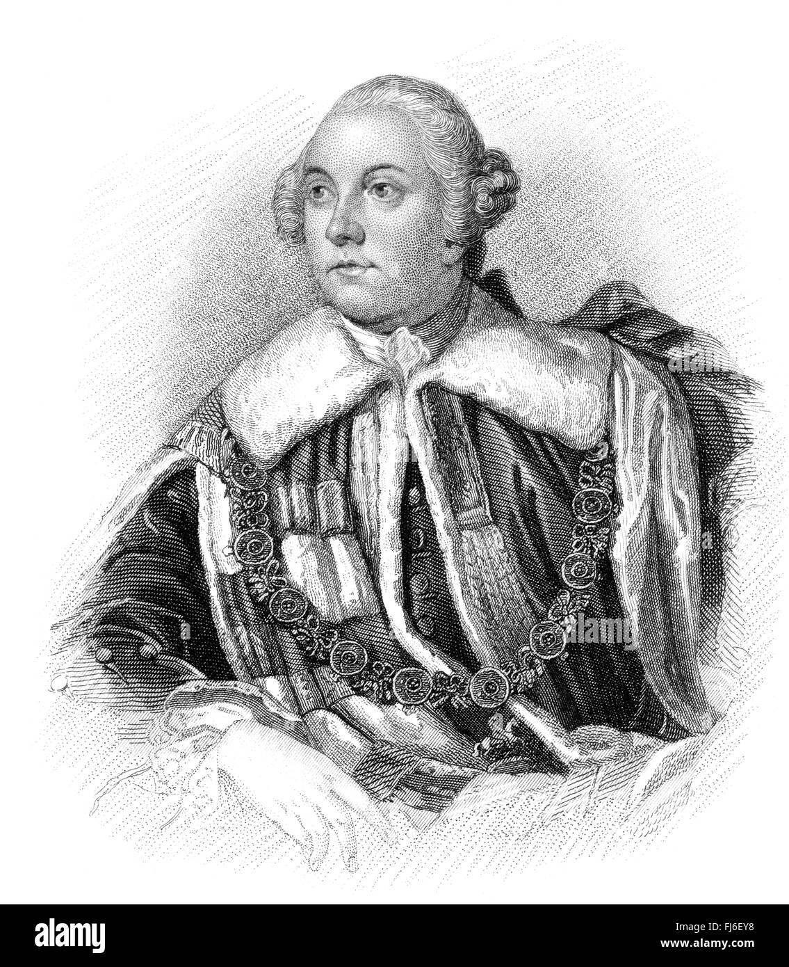 John Russell, 4. Duke of Bedford, 1710-1771, britischer Staatsmann Stockfoto