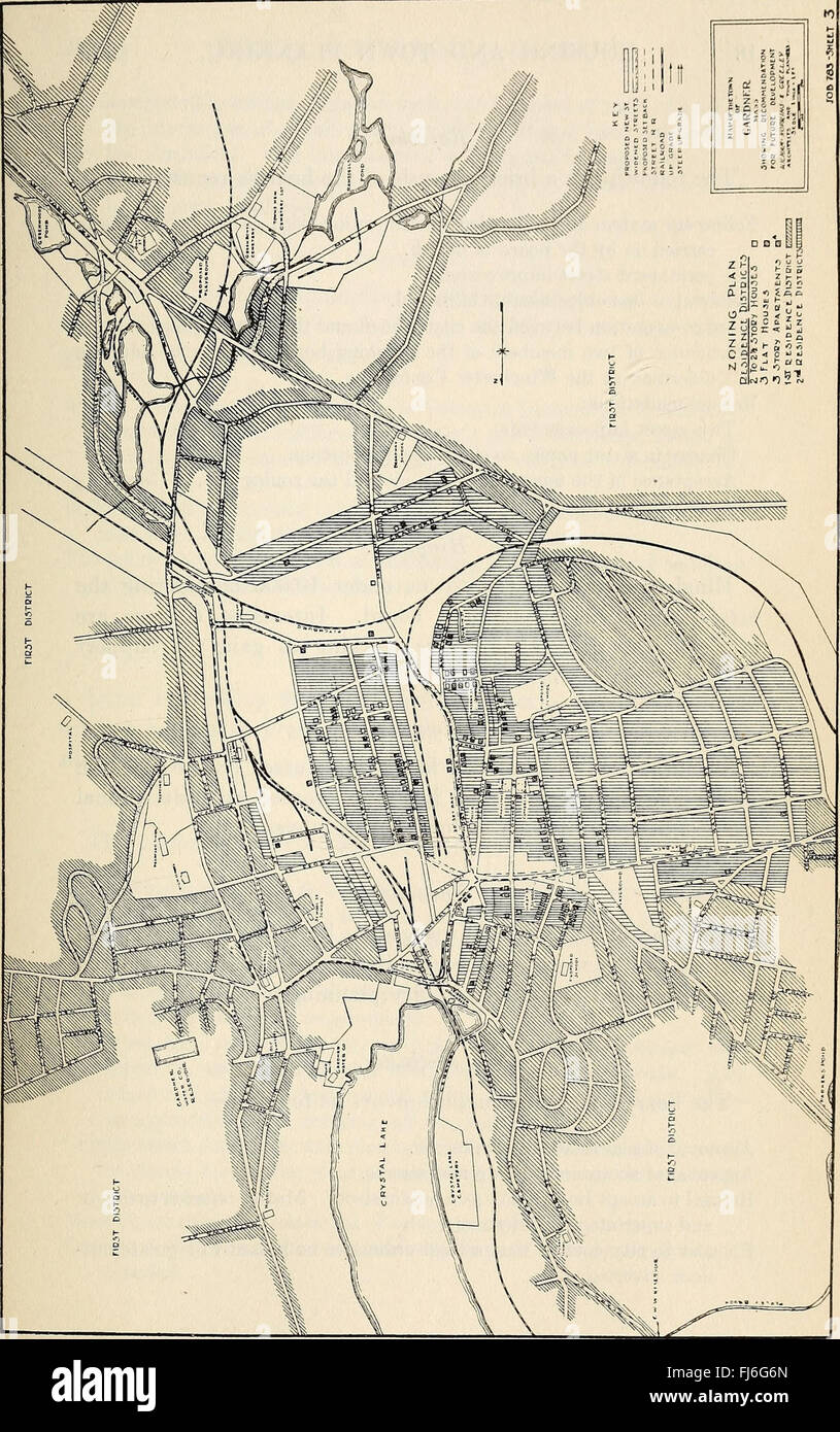 Jahresbericht der Abteilung für Wohnungsbau und Stadtplanung für das Jahr zum 30. November (1920) Stockfoto