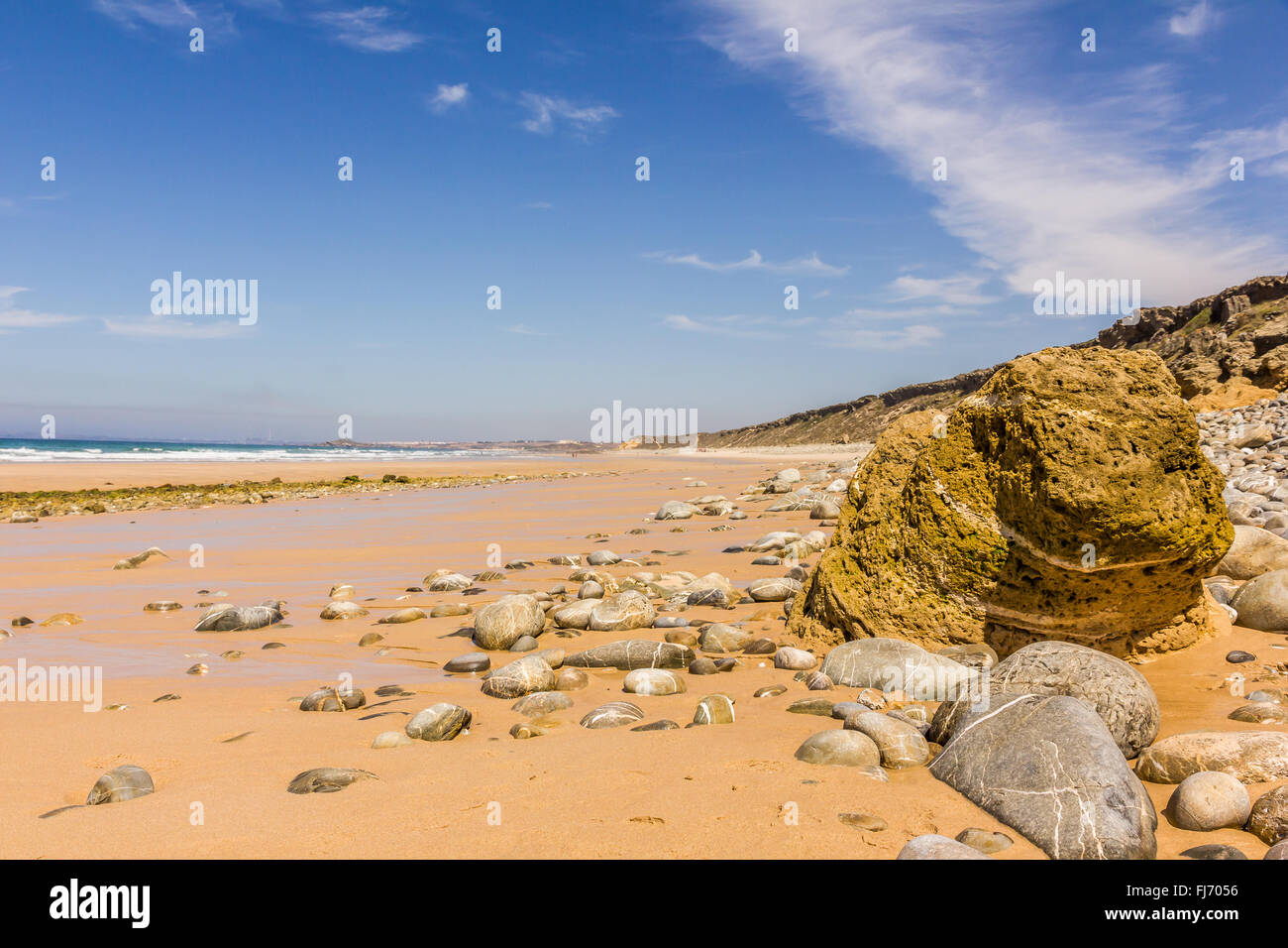 Strand-Passage der Vicentina Route im Alentejo Portugal Stockfoto