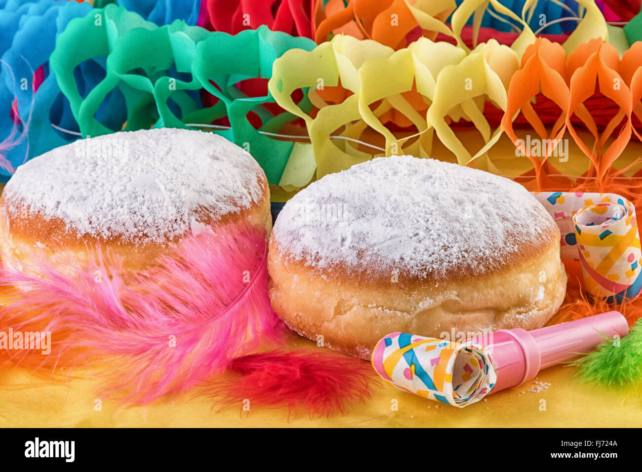 Krapfen Berliner traditionellen deutschen Sweet Stockfoto