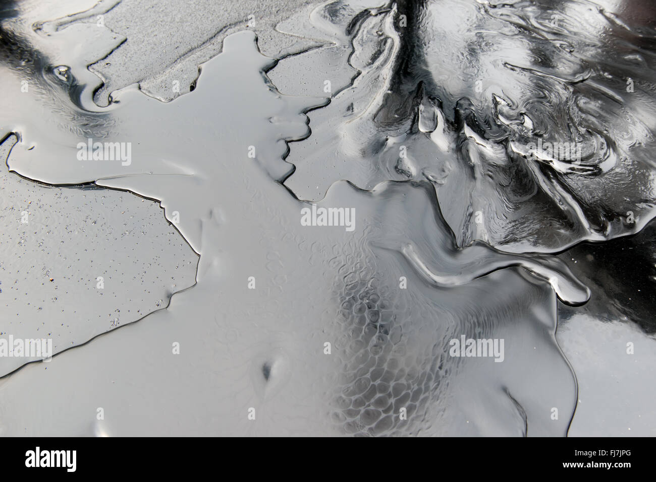 Rohöl Hintergrund texturierte Oberfläche Stockfoto