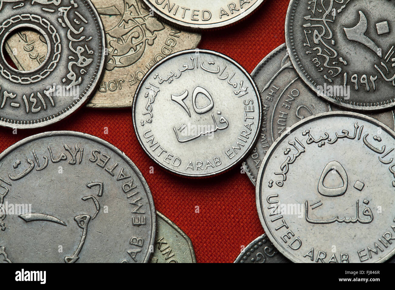 Vereinigte Arabische Emirate Münzen Dirham Stockfotos und -bilder Kaufen -  Alamy