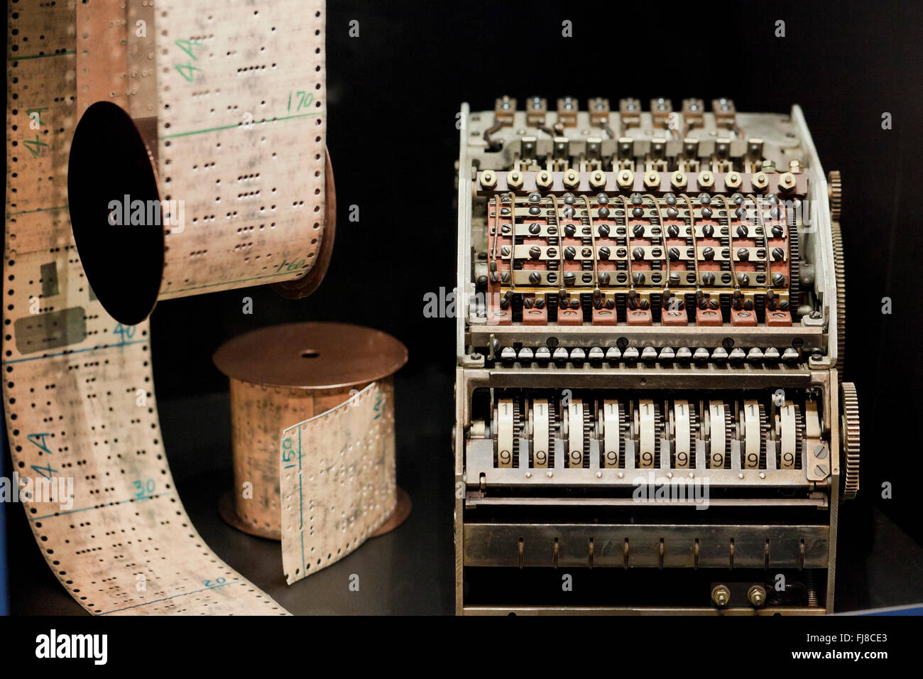 IBM automatische Sequenz gesteuerten Rechner (Mark I), ca. 1944 - US Patent und Trademark Office - USA Stockfoto