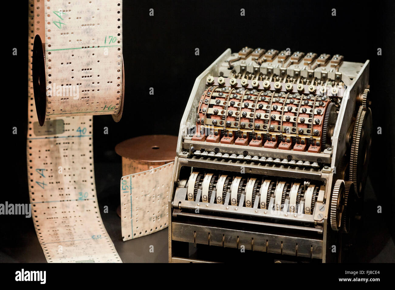 IBM automatische Sequenz gesteuerten Rechner (Mark I), ca. 1944 - US Patent und Trademark Office - USA Stockfoto